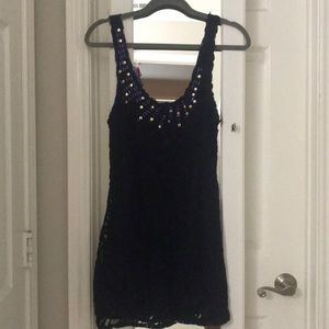 Free People lace mini dress